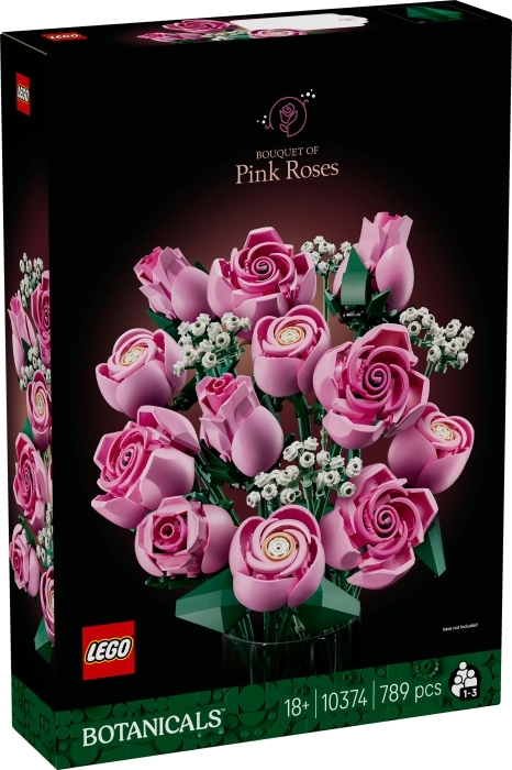 10374 - bouquet di rose rosa