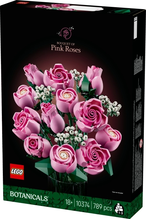 10374 - bouquet di rose rosa