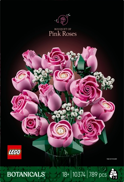 10374 - bouquet di rose rosa