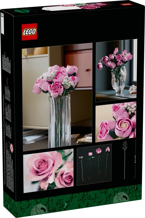 10374 - bouquet di rose rosa