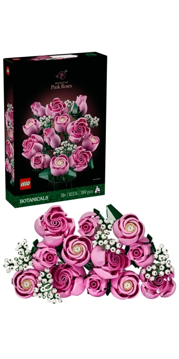 10374 - bouquet di rose rosa