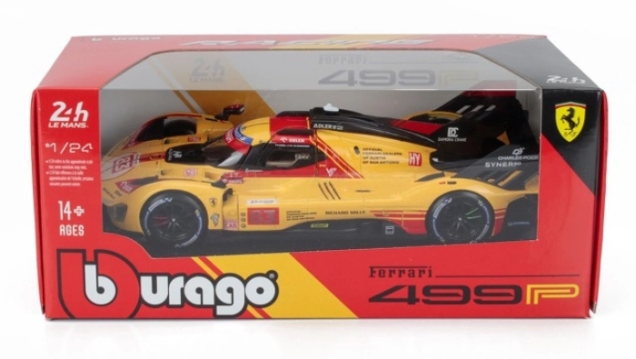 ferrari 499p 24h lmh hypercar 2024 #83 - 1:24: 1
