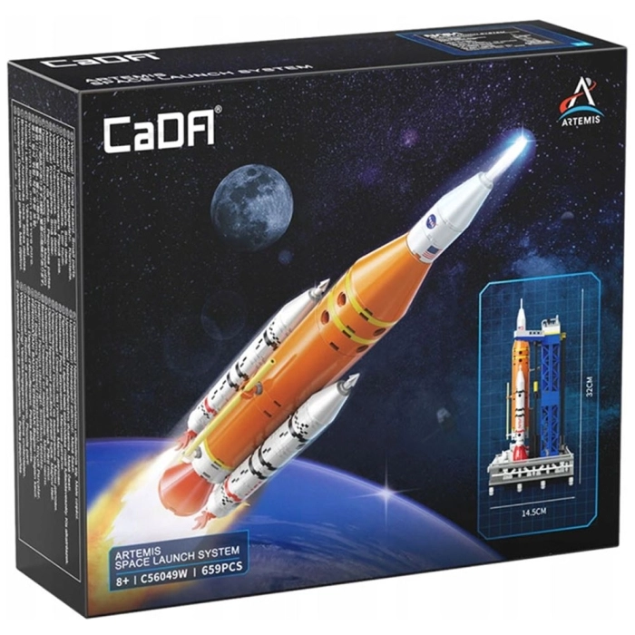 cada - nasa artemis sls rocket - 659 pz.