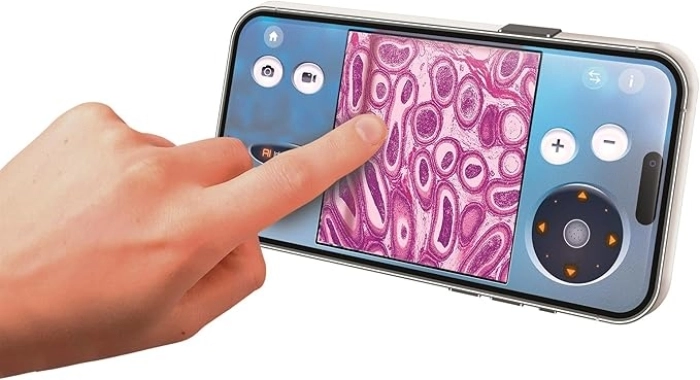 scienza e gioco - explorer scope - microscopio interattivo con telecamera e ai