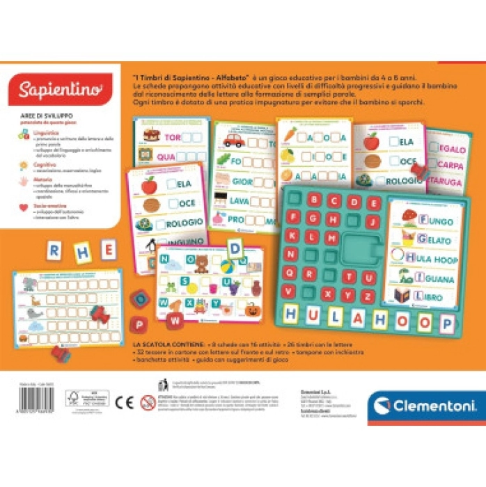 sapientino montessori - timbri dalla a alla z
