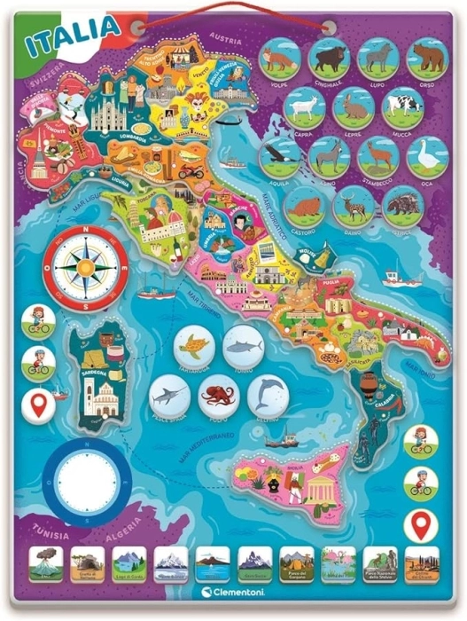 italia - puzzle magnetico