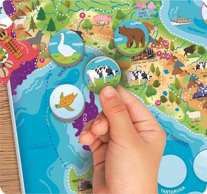 italia - puzzle magnetico