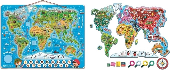 il mondo - puzzle magnetico: 3