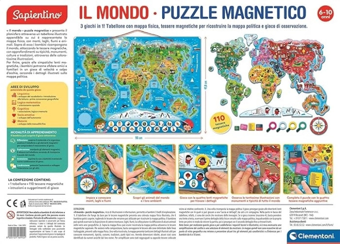 il mondo - puzzle magnetico: 6