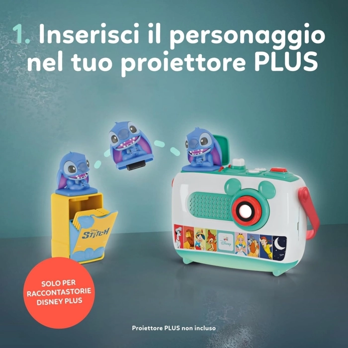 proiettore raccontastorie disney classic - le storie di stitch