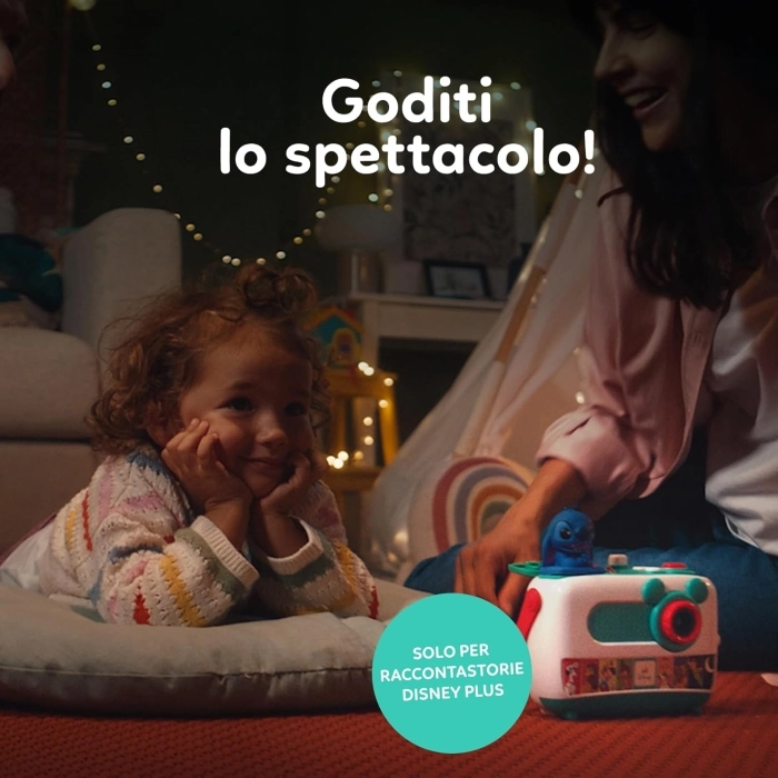 proiettore raccontastorie disney classic - le storie di stitch