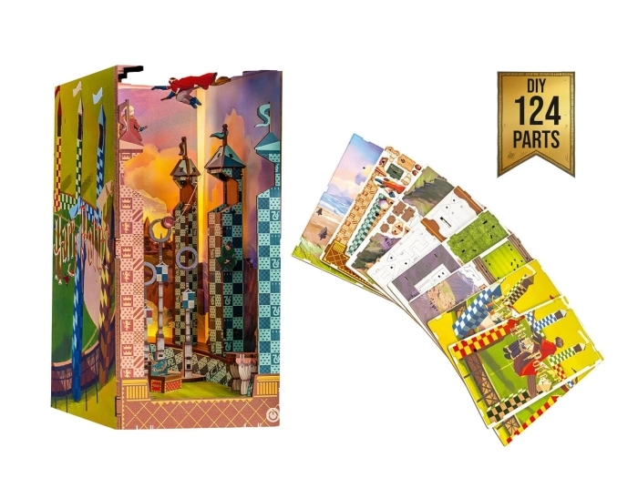 tiny adventures - book nook - harry potter quidditch