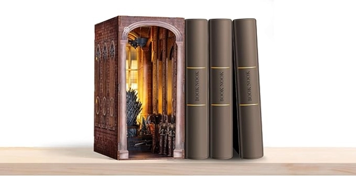 tiny adventures - book nook - game of thrones, il trono di spade