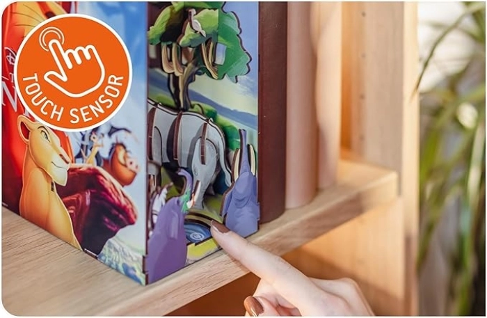 tiny adventures - book nook - disney: il re leone