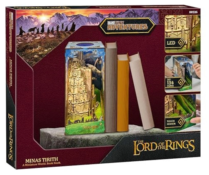 tiny adventures - book nook - il signore degli anelli, minas tirith