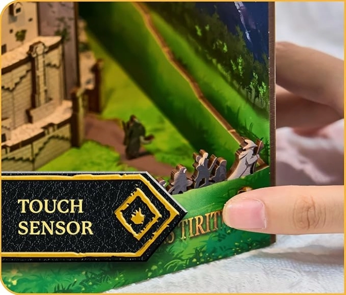 tiny adventures - book nook - il signore degli anelli, minas tirith