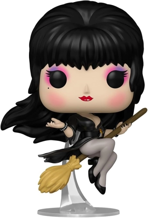 elvira mistress of the dark - elvira with broom 9cm - funko pop! 93: 2