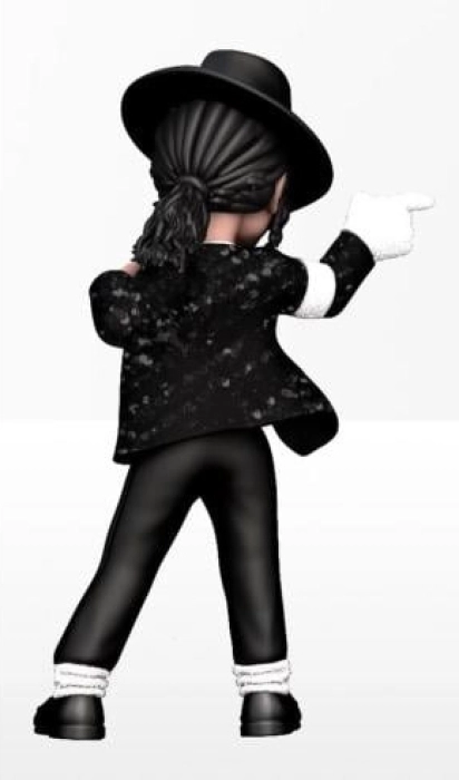 michael jackson - billie jean - minix collectible figurines 12cm