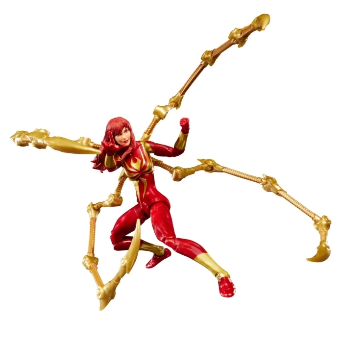 marvel legends series x magic: the gathering - mary jane, iron spider 15cm + 1 magic foil card: 7