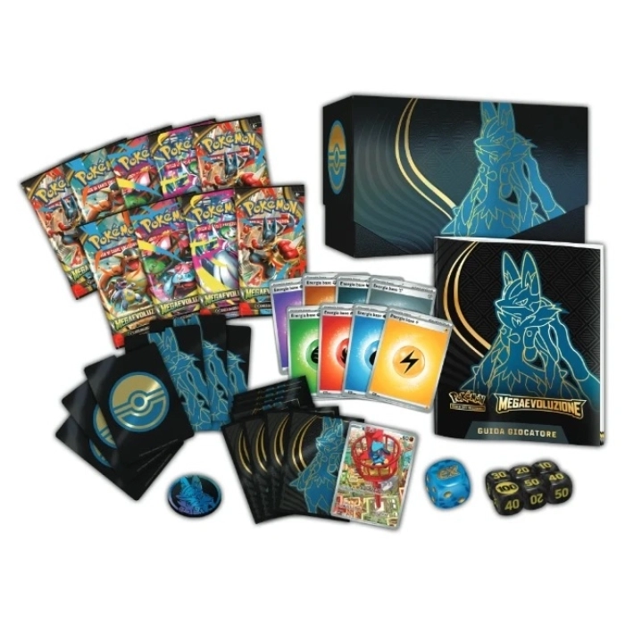 pokemon megaevoluzione - set allenatore fuoriclasse mega lucario (ita)