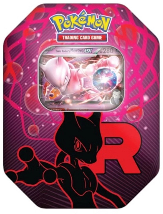 pokemon scarlatto e violetto - rivali predestinati: team rocket - tin da collezione - mewtwo-ex (ita)