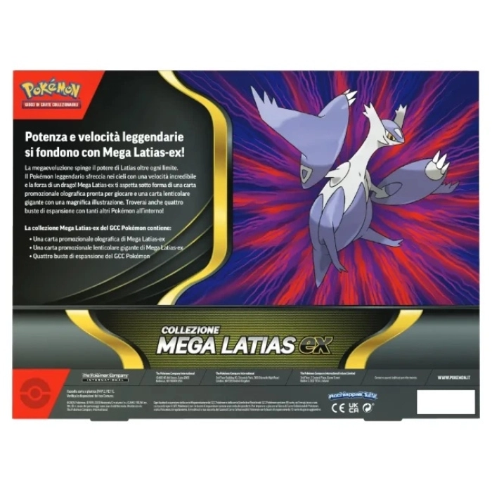 pokemon - box da collezione - mega latias-ex (ita): 2