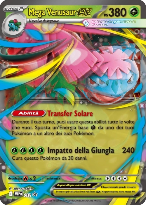 pokemon - collezione premium mega venusaur-ex (ita)