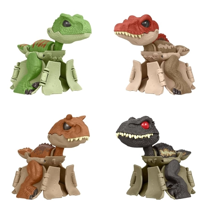jurassic world - fierce changers - modello assortito 5cm: 2