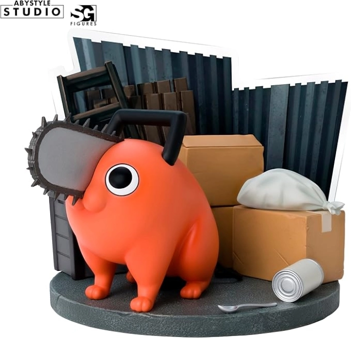 chainsaw man - pochita - statua 10cm: 3