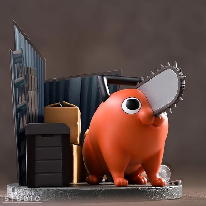 chainsaw man - pochita - statua 10cm: 5