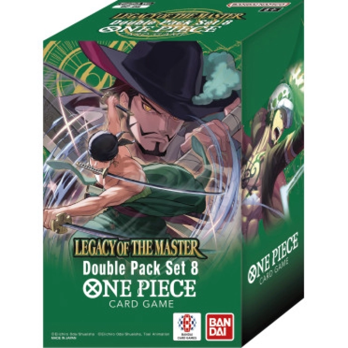 one piece card game - legacy of the master - dp-08 - double pack set vol. 8 - 2 bustine 12 carte + 1 bustina speciale don!!(eng)