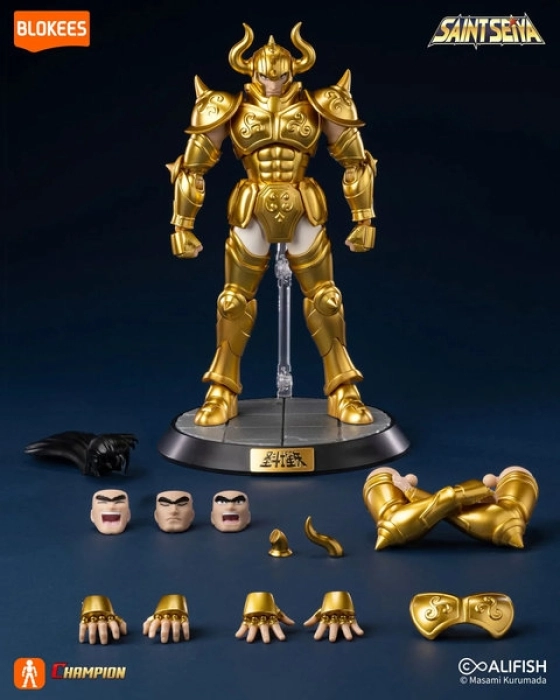 saint seiya - champion class - taurus aldebaran - 40pz: 5