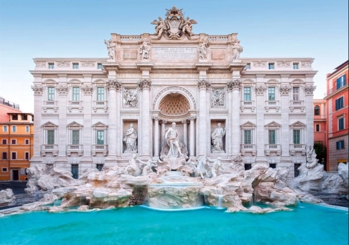fontana di trevi roma - puzzle 1000 pezzi: 2