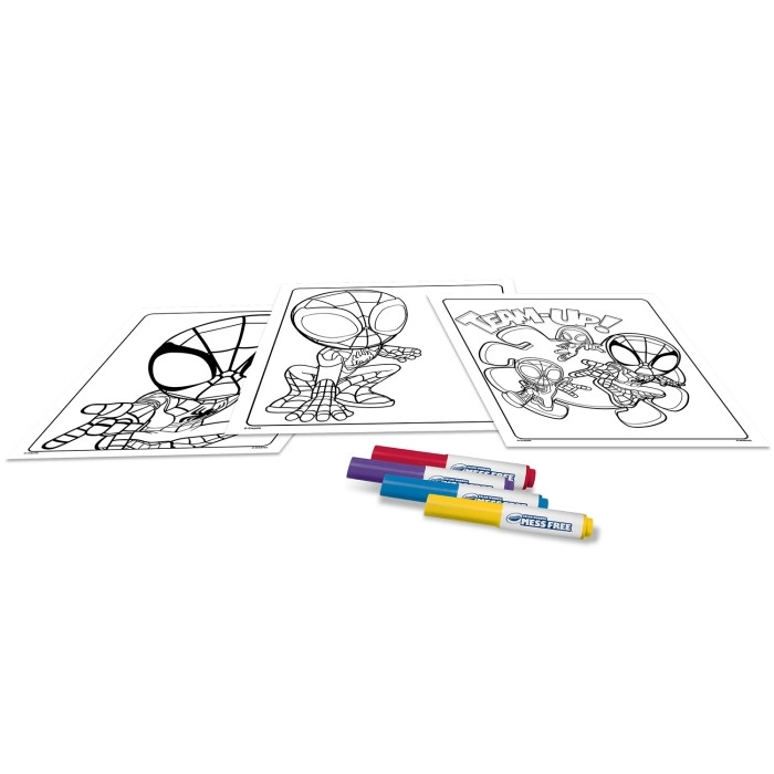 color wonder - spidey