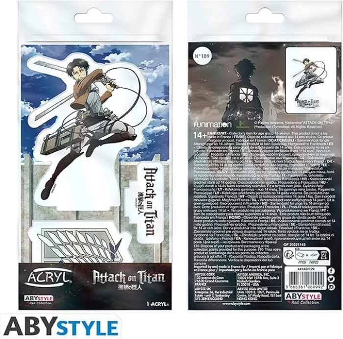 attack on titan - figure acryl - levi