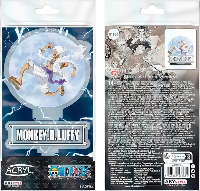 one piece - figure acryl - monkey d. luffy gear 5