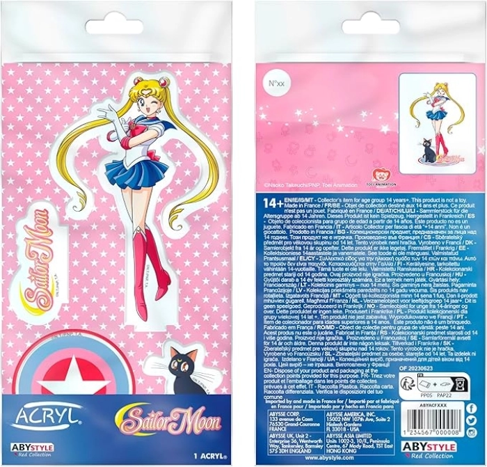 sailor moon - figure acryl - sailor moon & luna