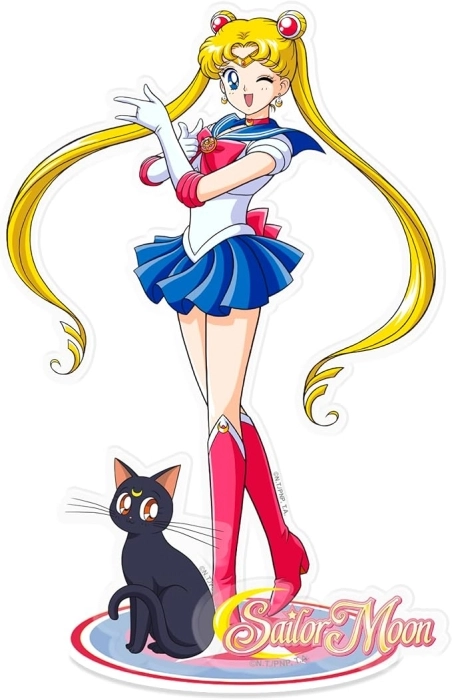 sailor moon - figure acryl - sailor moon & luna