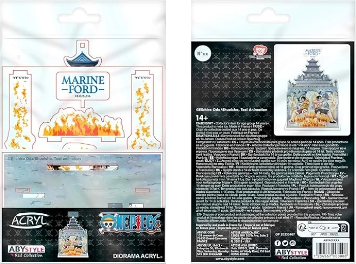 one piece - diorama acryl - luffy & ace a marineford