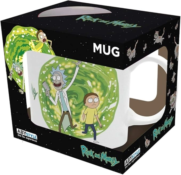 rick and morty - tazza 320 ml - portale