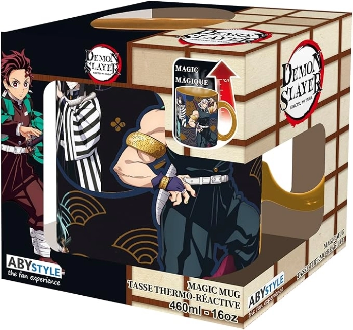 demon slayer - tazza termosensibile 460ml - hashira s2