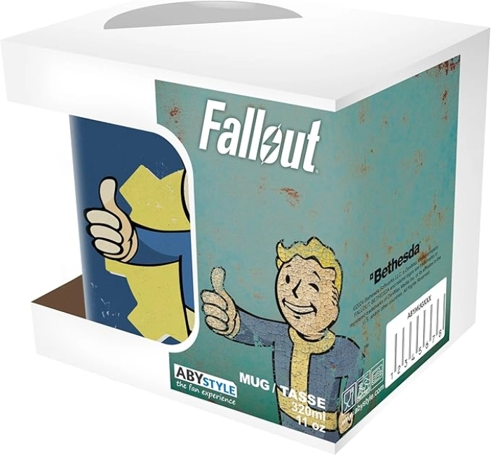 fallout - tazza 320ml - vault boy blue
