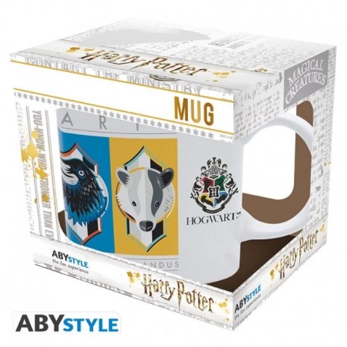 harry potter - tazza 320ml - stemmi delle casate