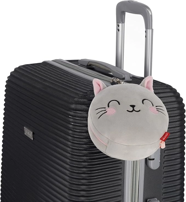cuscino da viaggio con mascherina da notte - kitty