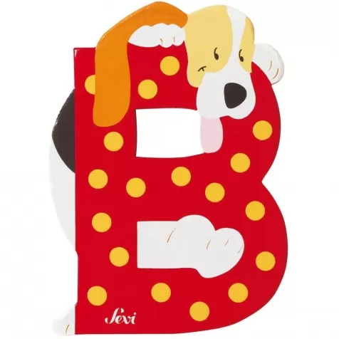 lettera b basset hound