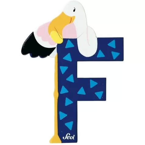 lettera f flamingo