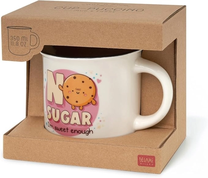 tazza in porcellana - cup-puccino - no sugar: 1