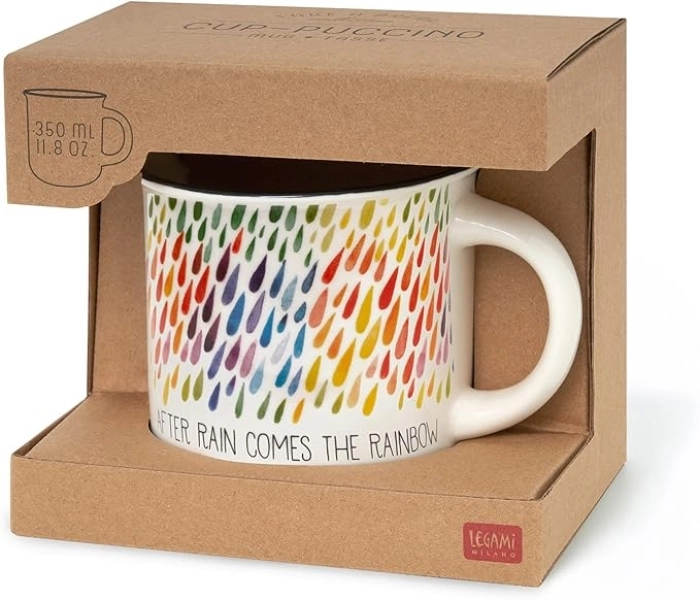 tazza in porcellana - cup-puccino - after rain