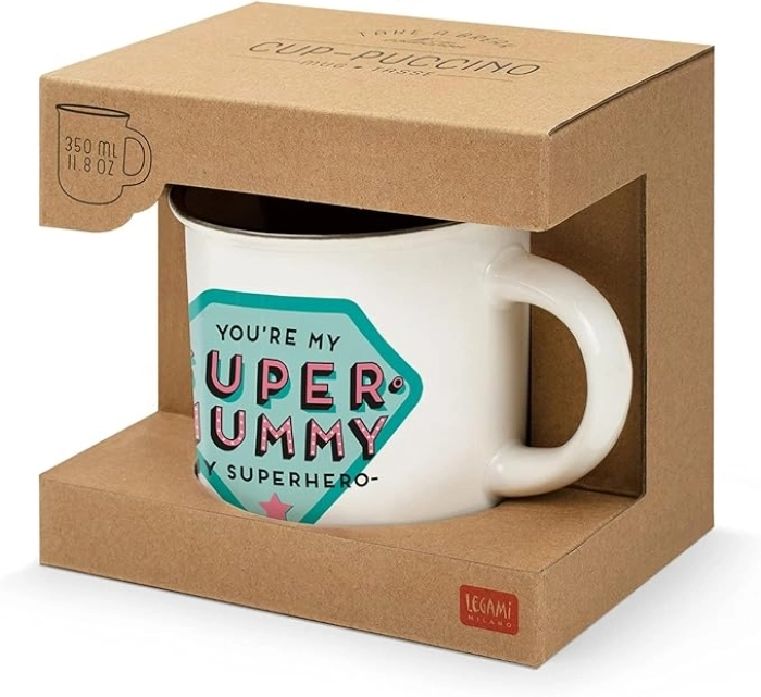 tazza in porcellana - cup-puccino - super mummy