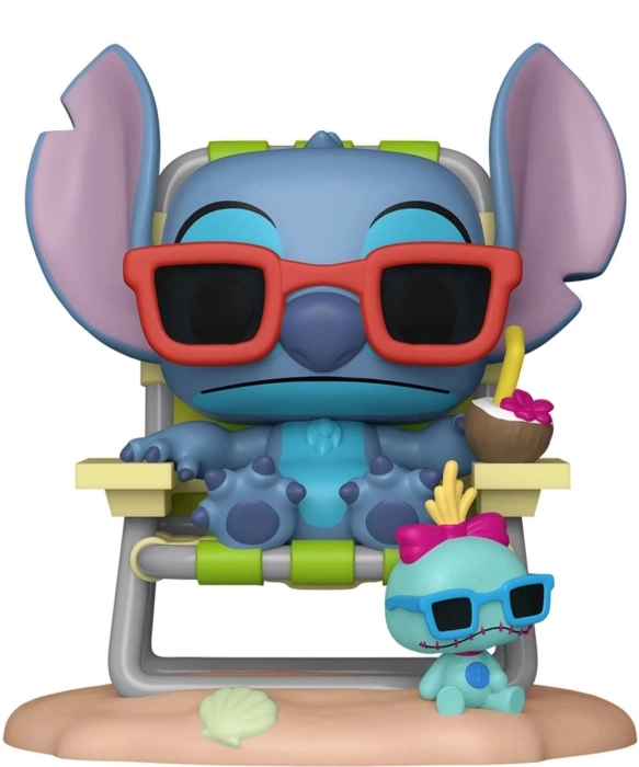 disney: lilo & stitch - stitch in sunlounger - funko pop! 1639
